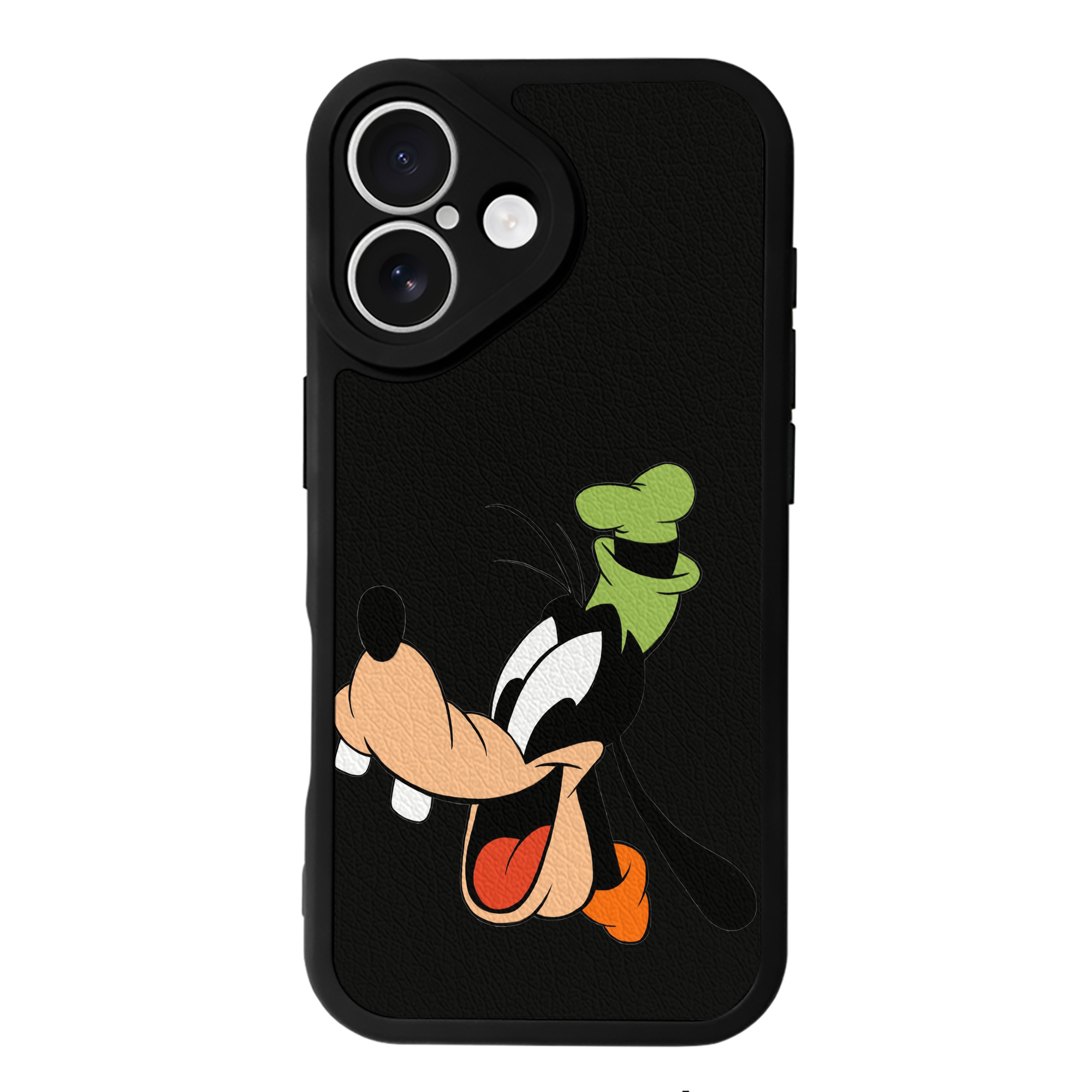 （画像用） ミッキーマウス Mickey Mouse 【iPhone 16シリーズ対応】シリコンスマホケース（レザー調） 材質：シリコン